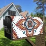 Beautiful Ethnic Bohemian Colorful  Mandala Design Decorative Curbside Farm Mailbox Cover