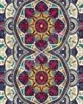 Beautiful Ethnic Native Boho Colorful Mandala Design #8 Decorative Curbside Farm Mailbox Cover