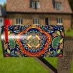 Beautiful Ethnic Native Boho Colorful Mandala Design #12 Decorative Curbside Farm Mailbox Cover