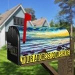 Beautiful Sunset at the Beach Decorative Curbside Farm Mailbox Cover