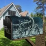 Pack of Winter Wolves Decorative Curbside Farm Mailbox Cover