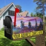 Purple Sunset Decorative Curbside Farm Mailbox Cover