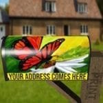 Butterfly and Daisy Decorative Curbside Farm Mailbox Cover