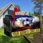Stormy night at the Sea #2 Decorative Curbside Farm Mailbox Cover