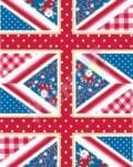British Union Jack Patchwork Flag #1 Decorative Curbside Farm Mailbox Cover