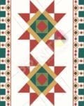 Beautiful Farmhouse Quilt Patchwork Design #1 Decorative Curbside Farm Mailbox Cover