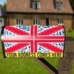 British Union Jack Patchwork Flag # Decorative Curbside Farm Mailbox Cover