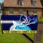 Deer and the Northern Light Decorative Curbside Farm Mailbox Cover