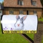 The First Bunny of the Spring Decorative Curbside Farm Mailbox Cover