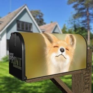 Cute Spring Fox #2 Decorative Curbside Farm Mailbox Cover