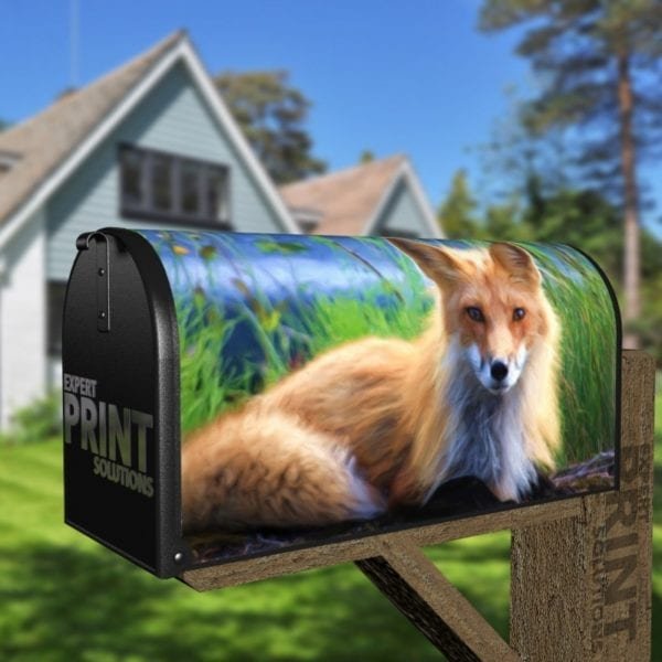 Beautiful Young Fox Decorative Curbside Farm Mailbox Cover