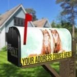 Cute Fox Couple #2 Decorative Curbside Farm Mailbox Cover