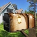 Midnight Fireflies and Lanterns Decorative Curbside Farm Mailbox Cover