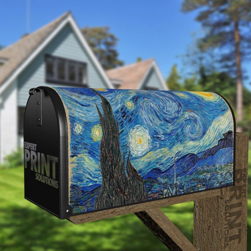 Starry Night by Vincent van Gogh Decorative Curbside Farm Mailbox Cover