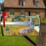 Farmhouse in Provence by Vincent van Gogh Decorative Curbside Farm Mailbox Cover