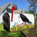 Vintage Crow with a Key Decorative Curbside Farm Mailbox Cover