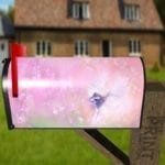 Little Flying Bird and Flowers Decorative Curbside Farm Mailbox Cover