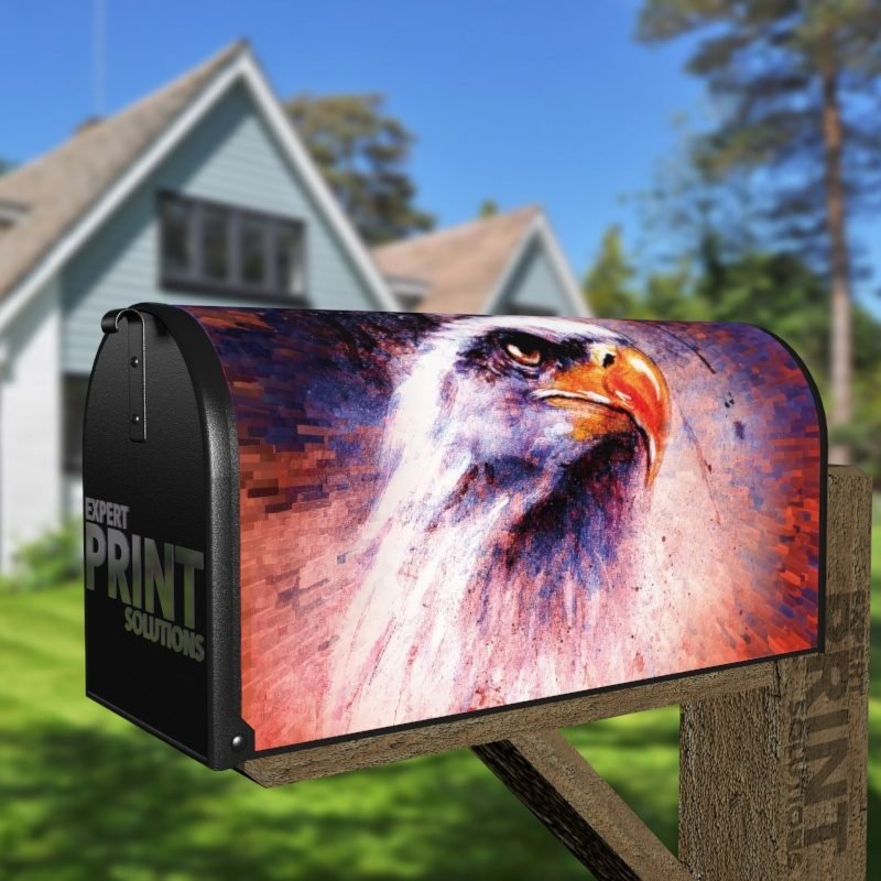 Majestic Eagle Head Decorative Curbside Farm Mailbox Cover