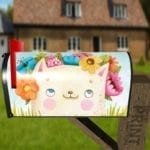 Welcome Friends Garden Cat Decorative Curbside Farm Mailbox Cover