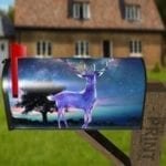 Beautiful Nebula Deer Decorative Curbside Farm Mailbox Cover