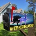 Beautiful Nebula Deer Decorative Curbside Farm Mailbox Cover