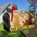Brown Vase with Orchid Decorative Curbside Farm Mailbox Cover
