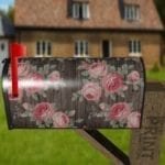 Rustic Flowers on Wood Pattern #3 Decorative Curbside Farm Mailbox Cover