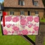Rustic Flowers on Wood Pattern #5 Decorative Curbside Farm Mailbox Cover