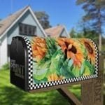 Beautiful Blooming Sunflowers Decorative Curbside Farm Mailbox Cover