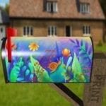 Colorful Fairy Garden Decorative Curbside Farm Mailbox Cover