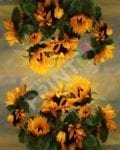 Beautiful Evening Sunflowers Decorative Curbside Farm Mailbox Cover