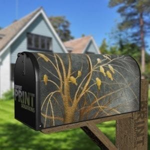 Waiting for Spring Decorative Curbside Farm Mailbox Cover