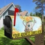 Sunflower Watering Can Decorative Curbside Farm Mailbox Cover