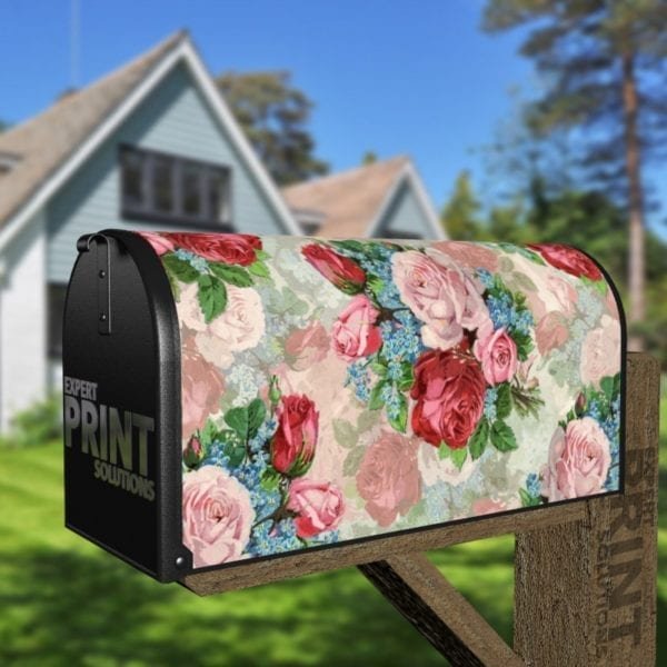 Victorian Rose Bouquets #2 Decorative Curbside Farm Mailbox Cover