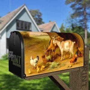 Life of the Barnyard Animals #2 Decorative Curbside Farm Mailbox Cover