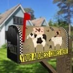 Country Farmhouse Stacked Animals Decorative Curbside Farm Mailbox Cover