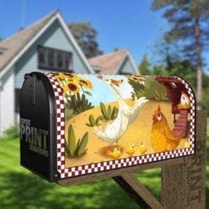 Welcome to the Farm Decorative Curbside Farm Mailbox Cover