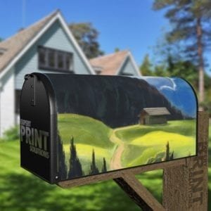 Old Farm in the Valley Decorative Curbside Farm Mailbox Cover