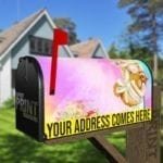 Little Girl and Her Chicken Decorative Curbside Farm Mailbox Cover