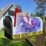 Be Magical Unicorn Decorative Curbside Farm Mailbox Cover
