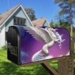 Majestic White Pegasus Decorative Curbside Farm Mailbox Cover