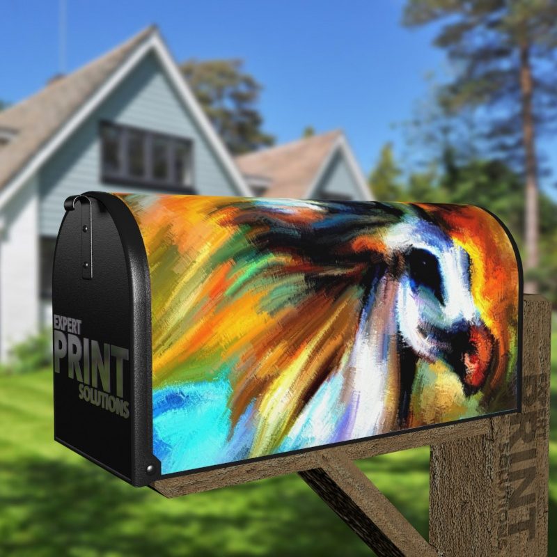 Abstract Horse Decorative Curbside Farm Mailbox Cover