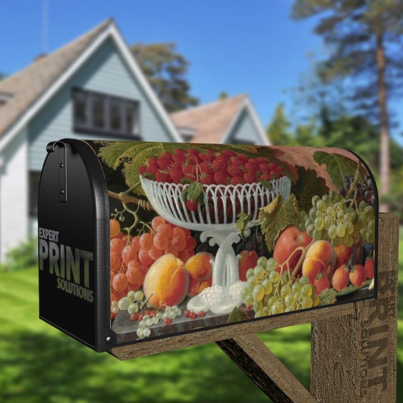 Beautiful Still Life with Juicy Fruit #9 Decorative Curbside Farm Mailbox Cover