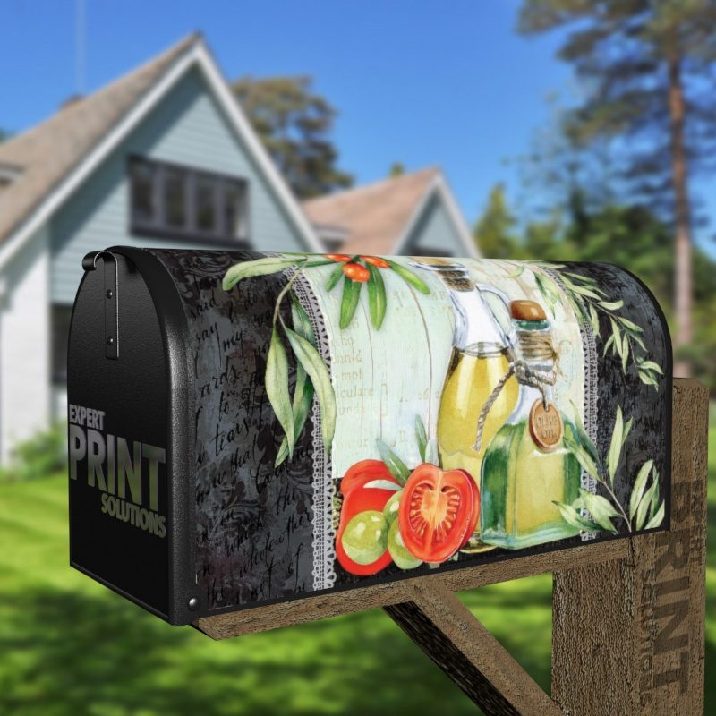 Beautiful Kitchen Design with Olives #1 Decorative Curbside Farm Mailbox Cover