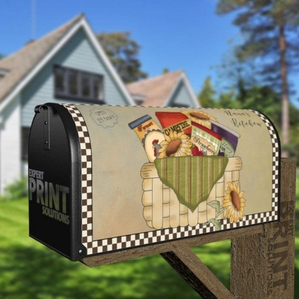 Grandma's Kitchen #2 Decorative Curbside Farm Mailbox Cover