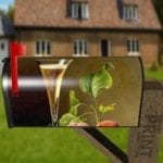 4806-still-life-with-champagne-flute-curbside-mailbox-vinyl-cover Still Life with Champagne Flute Decorative Curbside Farm Mailbox Cover