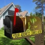 4806-still-life-with-champagne-flute-rural-mailbox-magnetic-cover Still Life with Champagne Flute Decorative Curbside Farm Mailbox Cover