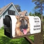 Life is Better with a German Shepherd Decorative Curbside Farm Mailbox Cover