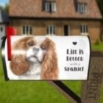 Life is Better with a Spaniel Decorative Curbside Farm Mailbox Cover