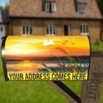 Sunset Over the Lake Decorative Curbside Farm Mailbox Cover
